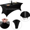 table cover, tradeshow table cloth, customized logo printing stretch table cover